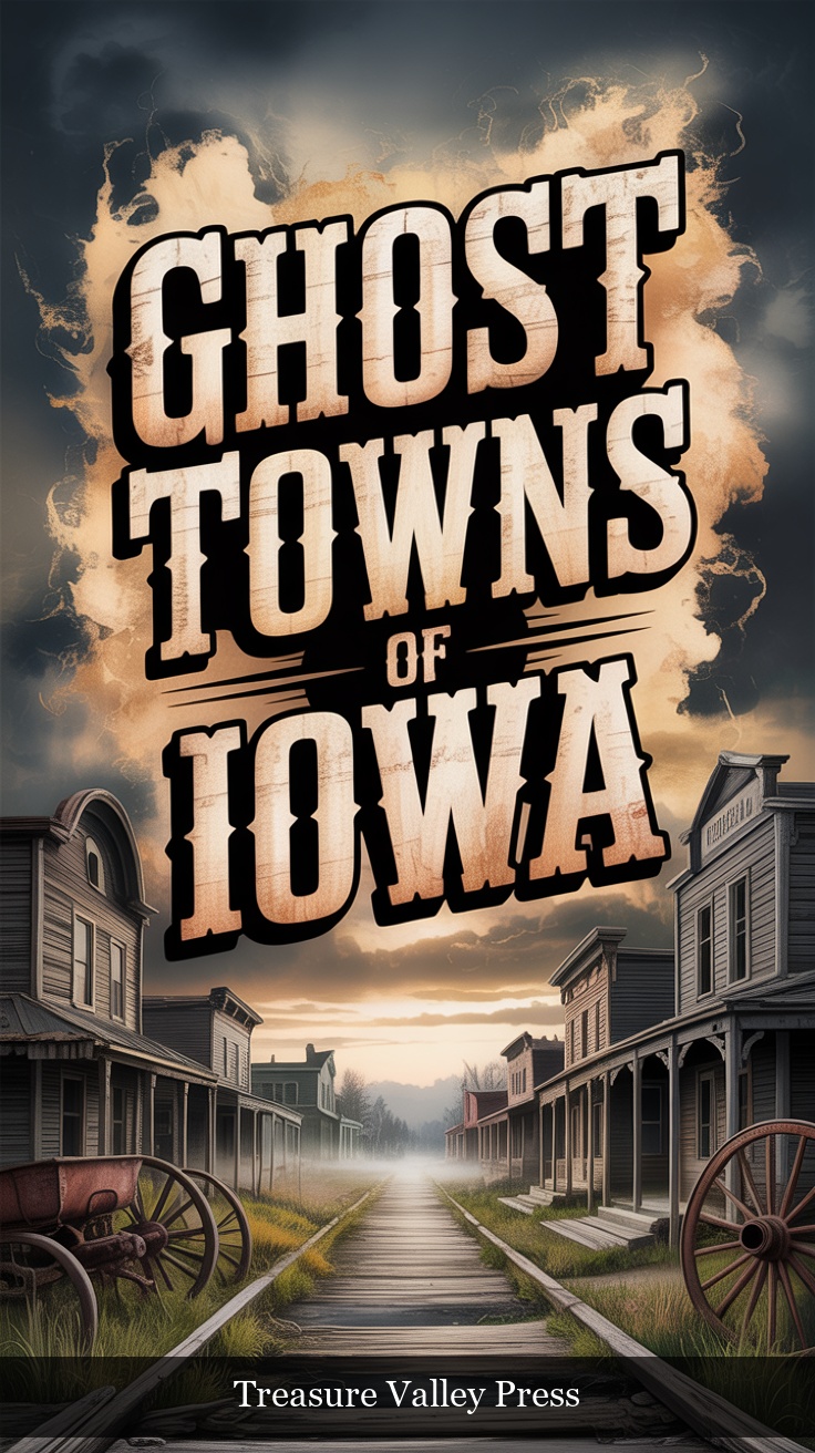 Ghost Towns of Iowa book cover