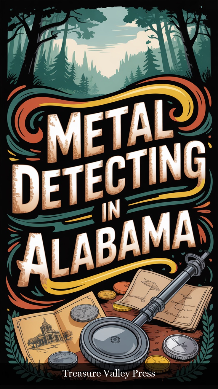Metal Detecting in Alabama book cover