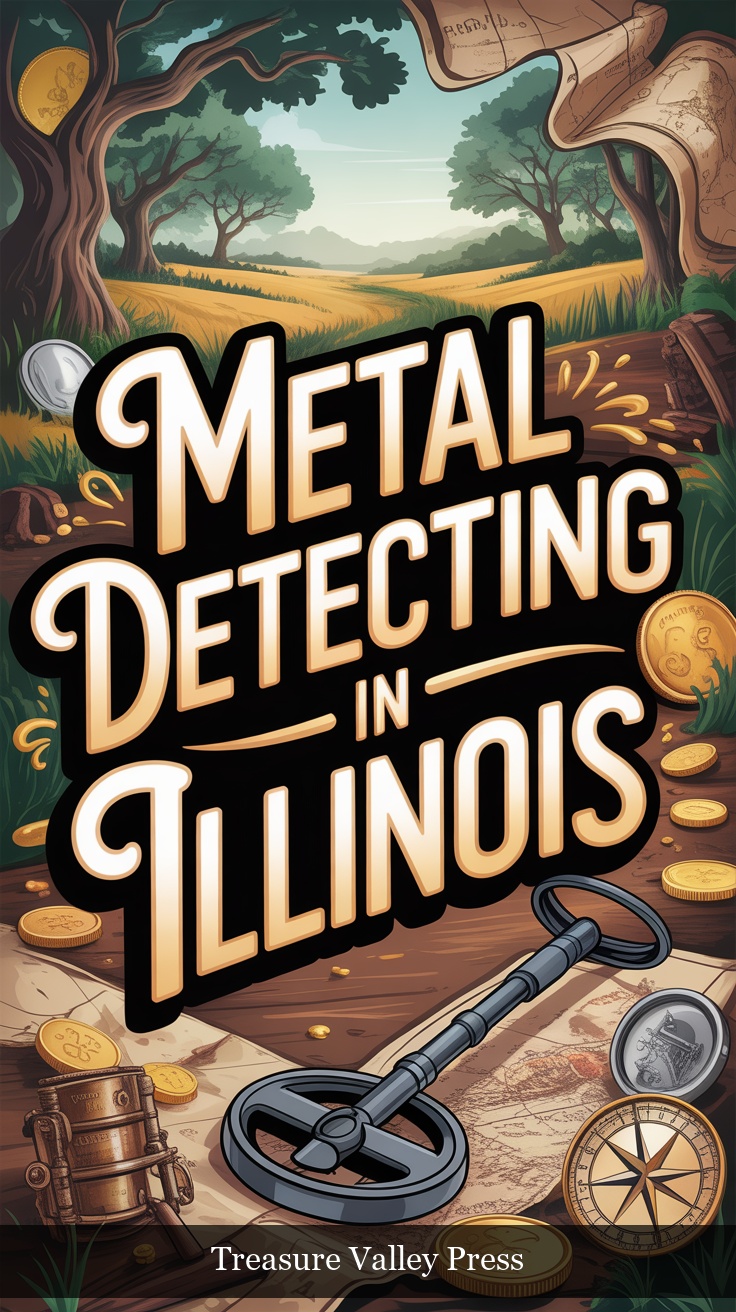 Metal Detecting in Illinois book cover